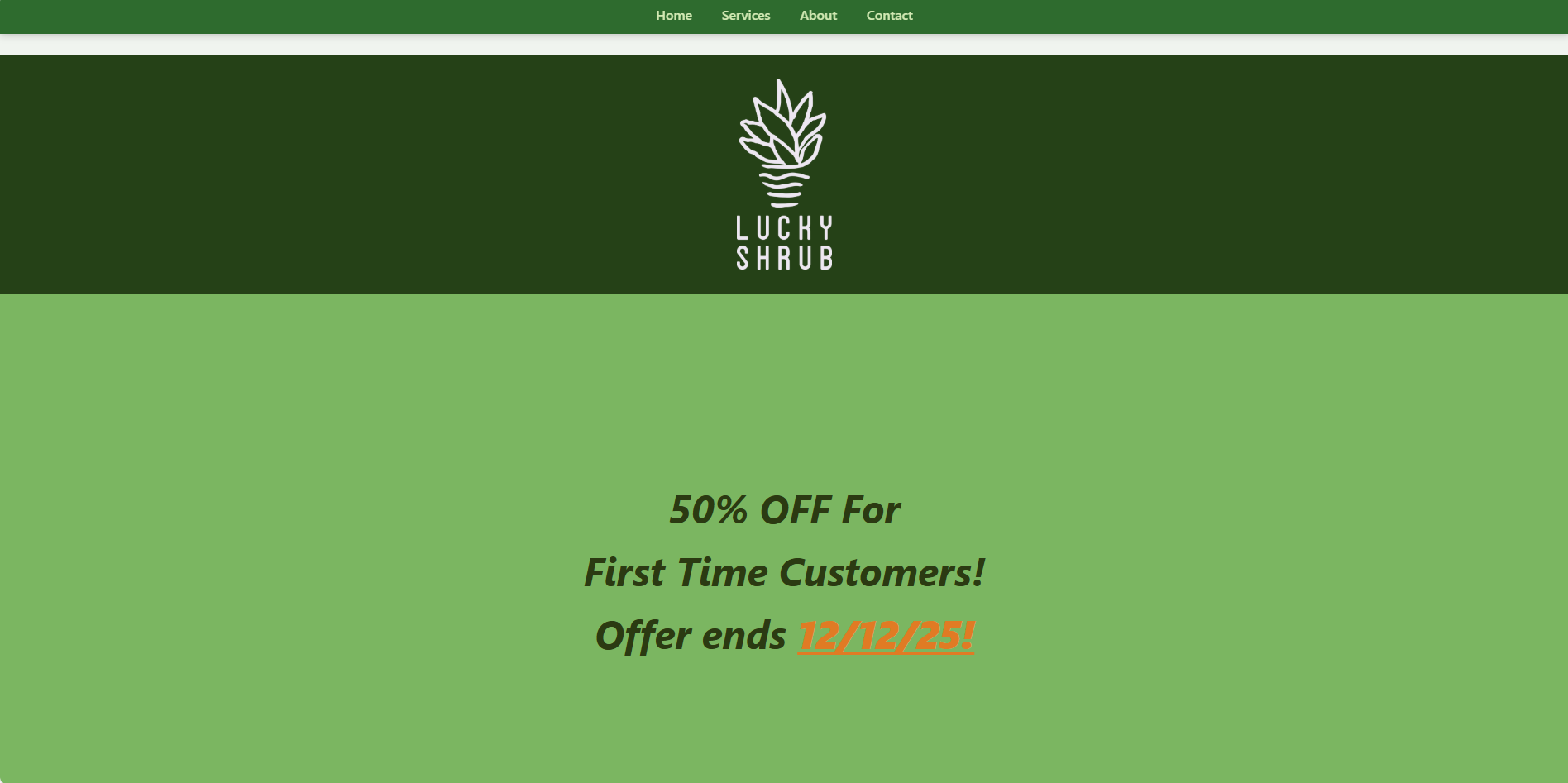 Screenshot LS HomePage